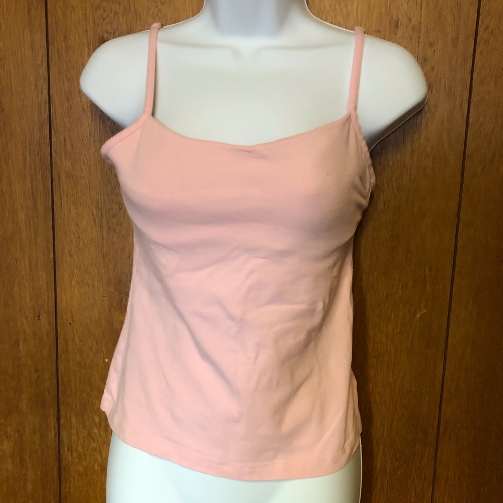 Moda International pink padded bra cami M
